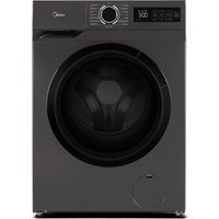 Midea MF110W80BTUK 8kg 1400 Spin Washing Machine in Graphite A Rated w