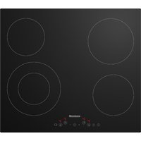 Blomberg MKN54212 60cm 4 Zone Frameless Ceramic Hob in Black Glass