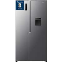 Fridgemaster MS91558DES American Fridge Freezer in Silver with Water N