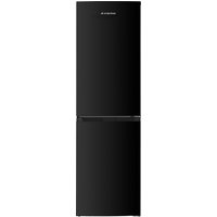 Iceking 181cm High 50 50 Frost Free Fridge Freezer in Black 55cm Wide