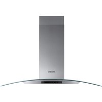 Samsung NK36C5070DS 90cm Curved Glass Chimney Hood in Glass Stainless