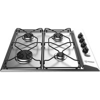 Indesit PAA642IXI 60cm 4 Burner Gas Hob in Stainless Steel