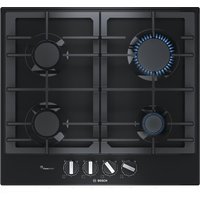 Bosch PCP6A6B90 Series 6 60cm 4 Burner Gas Hob in Black