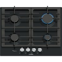 Bosch PCP6A6I90 Series 6 60cm 4 Burner Gas Hob in Black