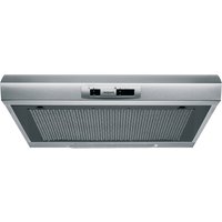 Hotpoint PSLMO65FLSX 60cm Visor Extractor Hood in St Steel 3 Speed Fan