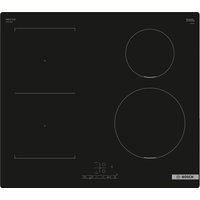 Bosch PWP611BB5B Series 4 60cm 4 Zone Induction Hob in Black Glass