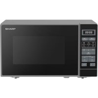 Sharp RDS202TS UK Microwave Oven Silver 20 Litres 800W