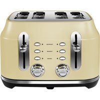 Rangemaster RMCL4S201CM Classic 4 Slice Toaster in Cream