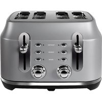 Rangemaster RMCL4S201GY Classic 4 Slice Toaster in Grey