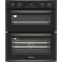 Blomberg ROTN9202DX Built Under Electric Double Oven in Dark Steel