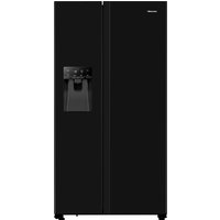 Hisense RS694N4TBE American Fridge Freezer in Black with Ice Water Non