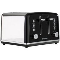 Daewoo SDA1586GE KENSINGTON 4 Slice Toaster in Black