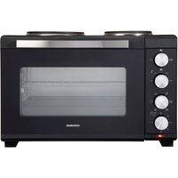 Daewoo SDA1609GE 32L Countertop Oven with Hot Plates 3000W