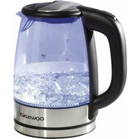 Daewoo SDA1669 Illuminated Glass Kettle 1 7L 2 2 kW