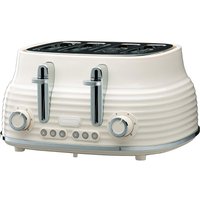 Daewoo SDA2483GE Sienna 4 Slice Toaster in Cream