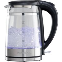 Daewoo SDA2539GE Cool Touch Rapid Boil Glass Kettle with LED 1 5L 3kW
