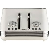 Daewoo SDA2746GE Denver 4 Slice Toaster in Buttermilk
