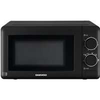 Daewoo SDA2812GE Microwave Oven in Black 20L 800W Manual Controls