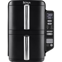 Ninja SL300UK Ninja 2 Drawer Double Stack Air Fryer 7 6L Black