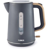 Tower T10037G Scandi Cordless Jug Kettle in Grey 1 7L 3kW