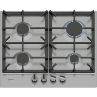 Neff T26CIP8N0 N70 60cm 4 Burner Gas Hob in Stainless Steel Cast Iron