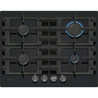 Neff T26NKP4S0 N50 60cm 4 Burner Gas Hob in Black Glass High Speed Bur