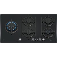 Neff T29RHS4S0 N90 90cm 5 Burner Gas Hob in Black Glass Cast Iron Supp