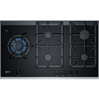 Neff T29TS79N0 N90 90cm 5 Burner Gas Hob in Black Wok Burner