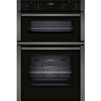 Neff U1ACE2AG3B N50 88cm Built In Electric Double Oven in Black with G