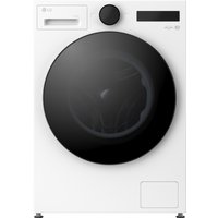 LG W4X7016TWB Washer Dryer in Matte White 1400 Spin 11kg 6kg D Rated A