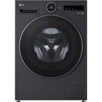 LG WHX9516TBC Washer Dryer in Essence Black Steel 1400 Spin 11kg 6kg A