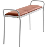 Maze Anytwo Sittbänk 100x27.5x55 Vit / Cognac Läder
