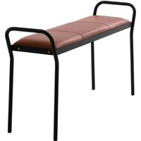 Maze Anytwo Sittbänk 100x27.5x55 Svart / Cognac Läder