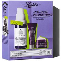 Kiehl's Anti-Aging Preparations Set (Worth £70) - 40ml | Serum Reduces Fine Lines | Eye Cream Lifts & Brightens