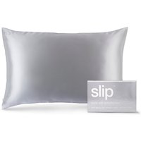 Slip Silk Pillowcase - Queen Standard - Silver