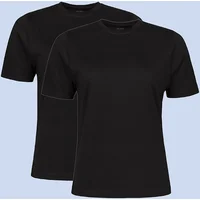 Women's Bamboo T-Shirts 2 Pack – Soft, Breathable Bamboo Crew Neck Tees | Spairs Black UK 16