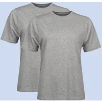 Women's Bamboo T-Shirts 2 Pack – Soft, Breathable Bamboo Crew Neck Tees | Spairs Grey Heather / Grey Heather 16
