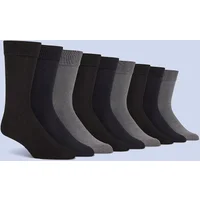 Men's Everyday Socks 9 Pack – Lightweight, Plain Socks | Spairs Black / Navy / Grey