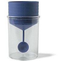 Contenitore pic sterile trasparente per analisi coprologiche+ cucchiaino specimen tappo a vite etichetta autoadesiva