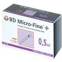 Siringa insulina becton dickinson 0,5 ml 100 ui ago gauge 30 30 pezzi