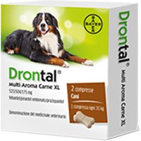Drontal multi ar carne xl*2cpr