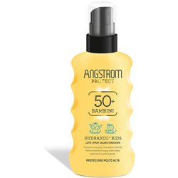 Angstrom Protect Latte Solare Spray Corpo Per Bambini, Spf 50+, Azione Idratante E Duratura, Indicata Per Pelli Sensibili, 175 Ml Angstrom Protect Latte Solare Spray Corpo Per Bambini, Spf 50+, Azione Idratante E Duratura, Indicata Per Pelli Sensibili, 175 Ml
