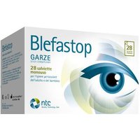 Blefastop garza con hy-ter in cotone piegata con filo di bario 28 pezzi