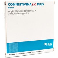 Connettivinabio plus garza 10 x 10 cm 10 pezzi