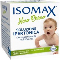 Soluzione ipertonica isomax naso chiuso 20 flaconcini da 5 ml