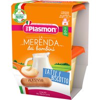Plasmon la merenda dei bambini merende latte biscotto asettico 2 x 120 g