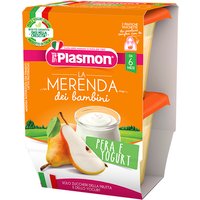 Plasmon la merenda dei bambini sapori di natura pera yogurt asettico 2 x 120 g