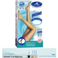 Sauber gambaletto maglia liscia 140 denari nero 2