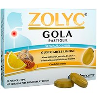 Zolyc gola miele/limone senza zuccheri 36 pastiglie