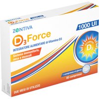 D3 force zentiva 1000ui 60 compresse